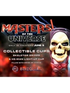 Masters of the Universe Movie Skeletor Gripper Cup NEW LIMITED EDITION EXCLUSIVE